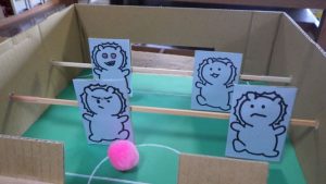 工作クラブ 段ボールでサッカーゲームを作ろう 小学生 町田市子ども創造キャンパスひなた村